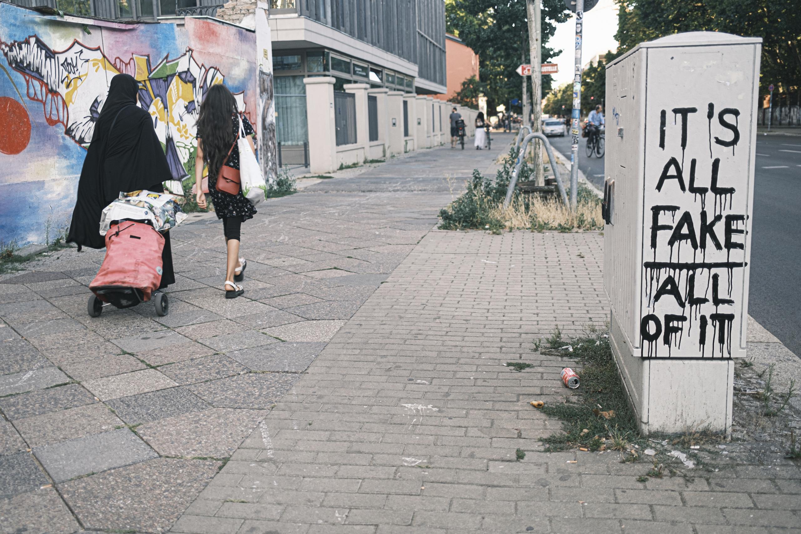 Germany, not what it seems. Hermannstraße, Berlin.