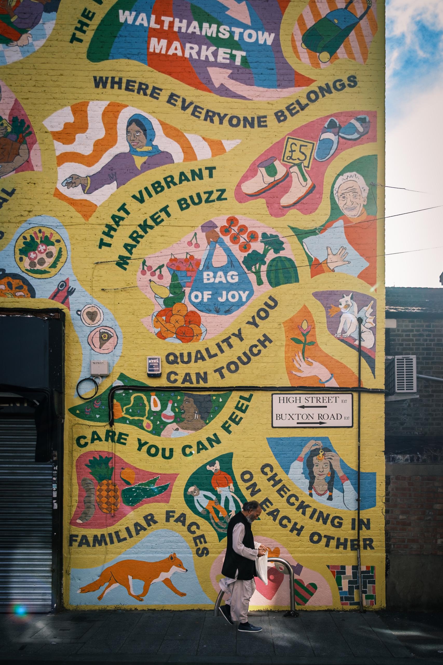All-inclusive immigrant neighborhood. Walthamstow, London.
