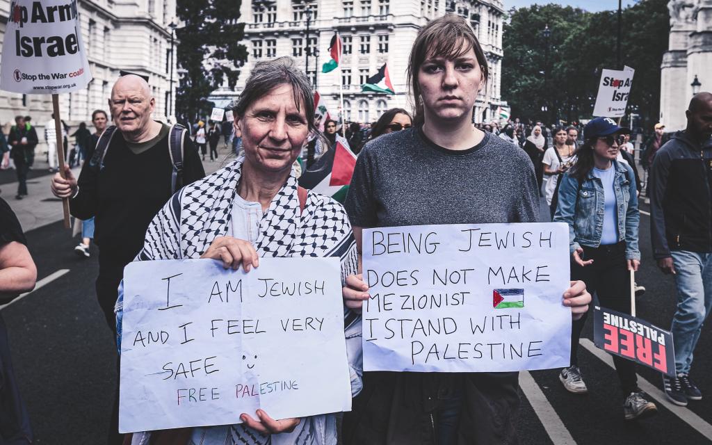 Jewish solidarity activists. London, June 2024.