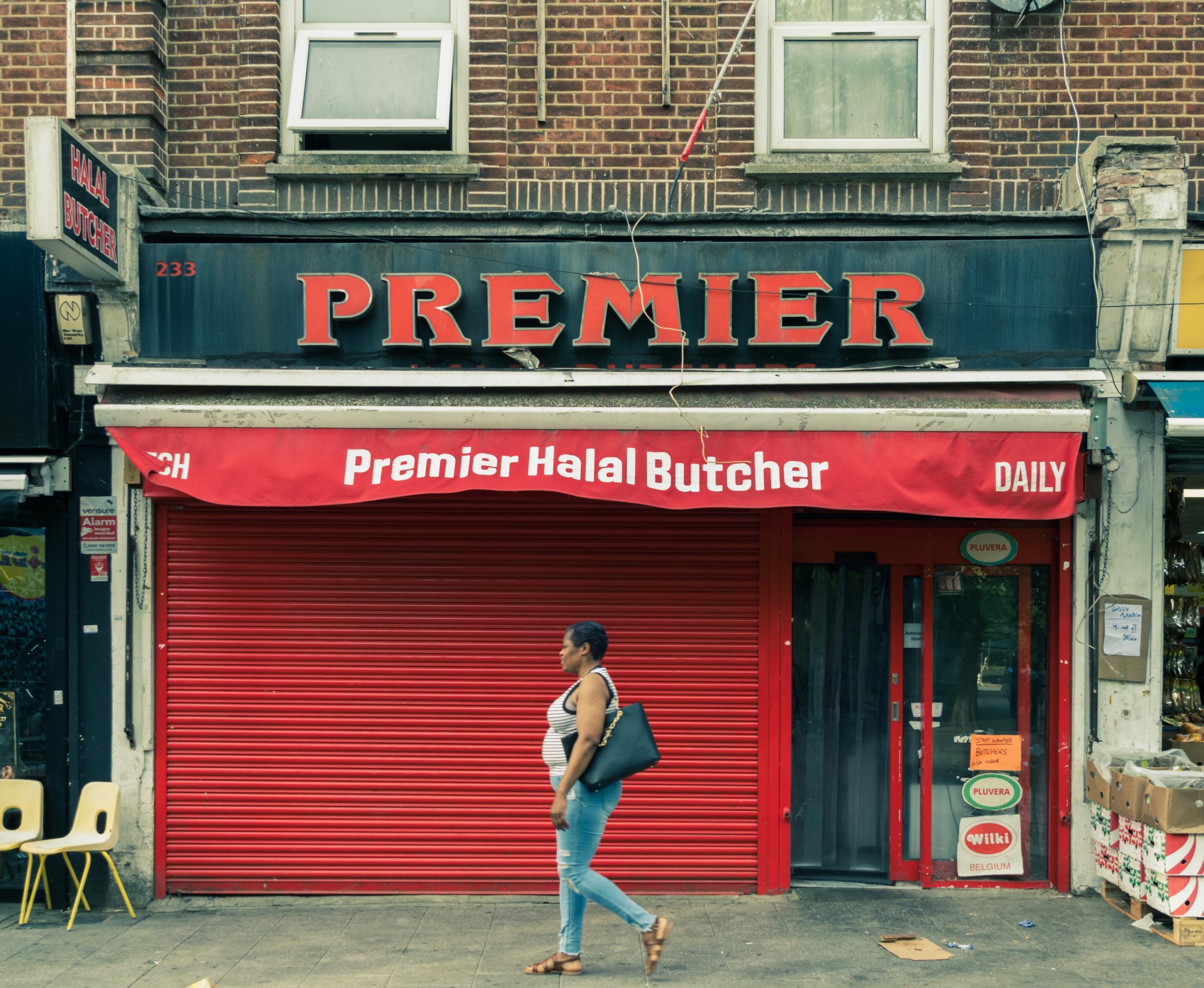 Choice cuts. Walthamstow High Street, London.