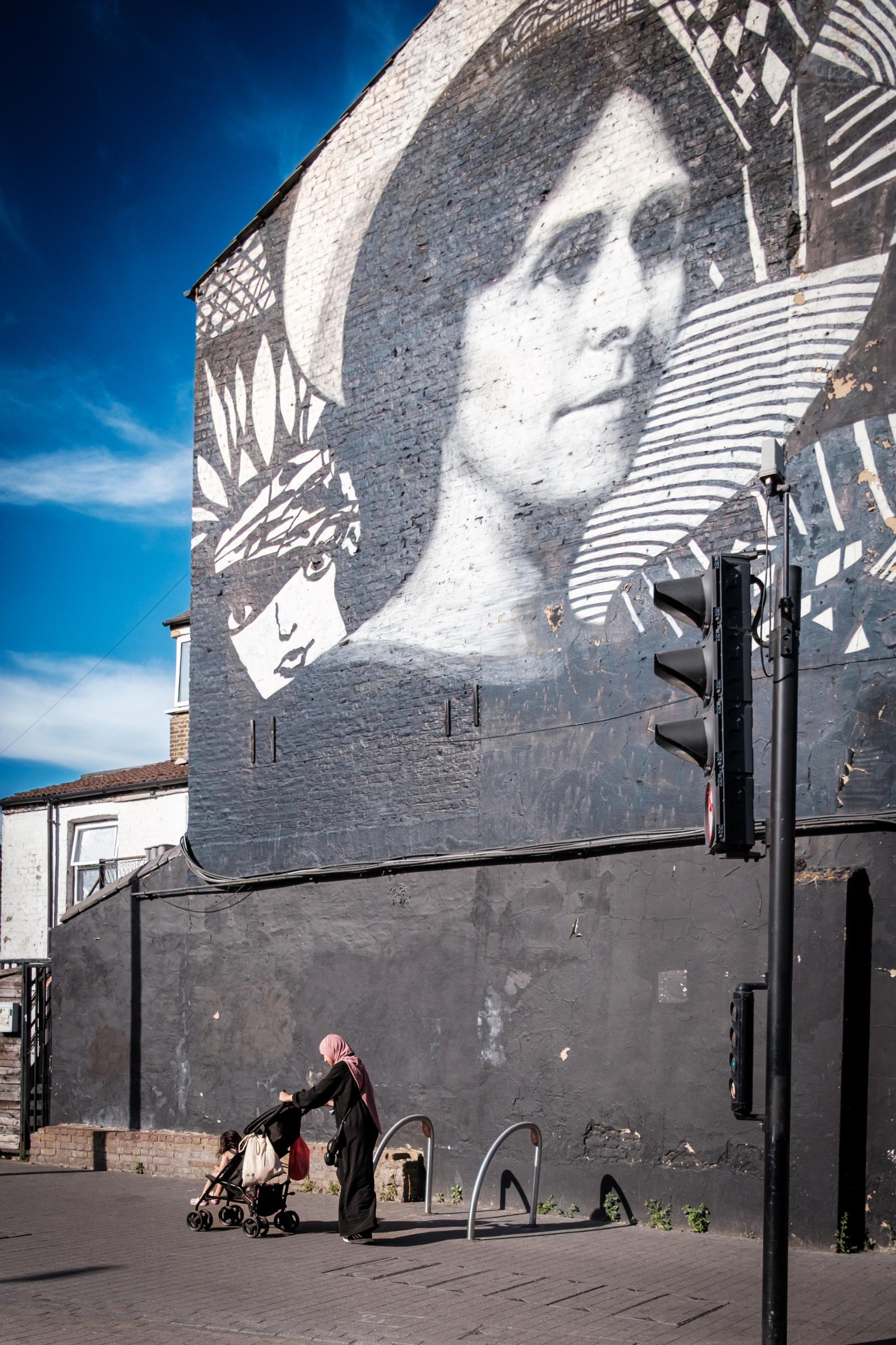 Overshadowed by whites. Walthamstow, London.