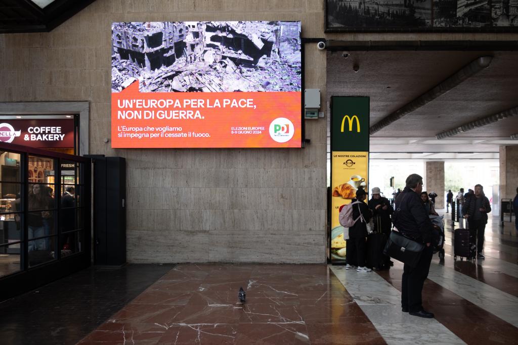 The Gaza effect. Santa Maria Novella station, Florence.