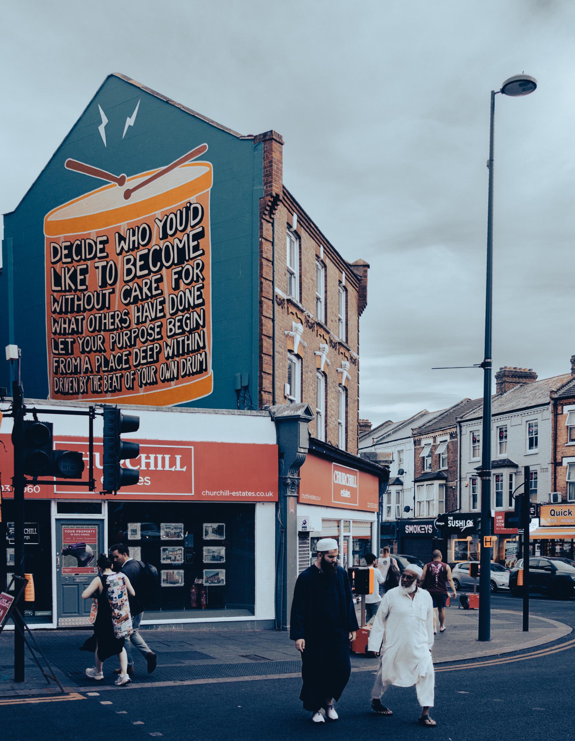 Wishful thinking. Walthamstow, London.