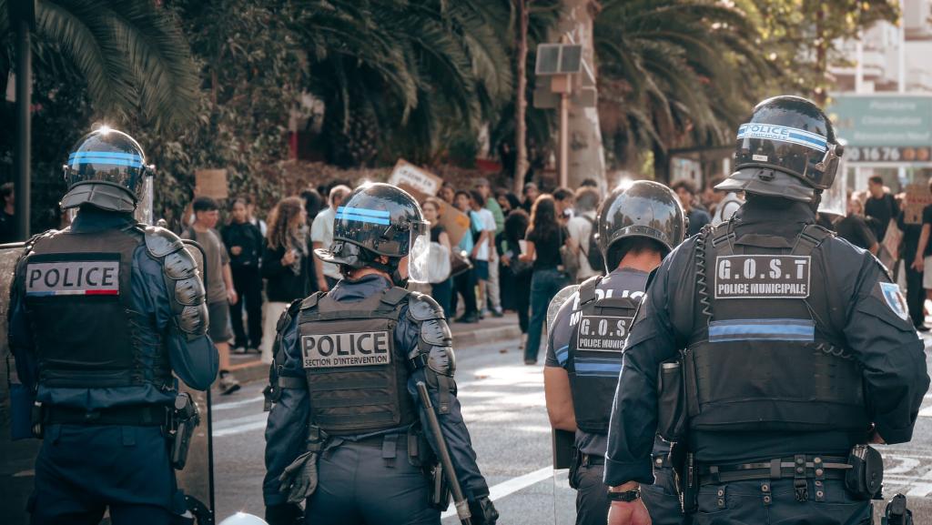 Kids vs cops. 2026 Lycée protests, Perpignan.