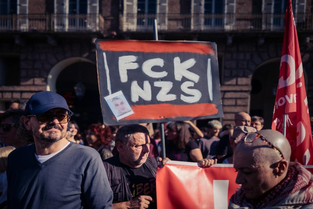 Same enemies, different context. End genocide and Zionism protest, Torino.
