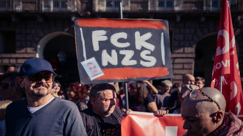Same enemies, different context. End genocide and Zionism protest, Torino.